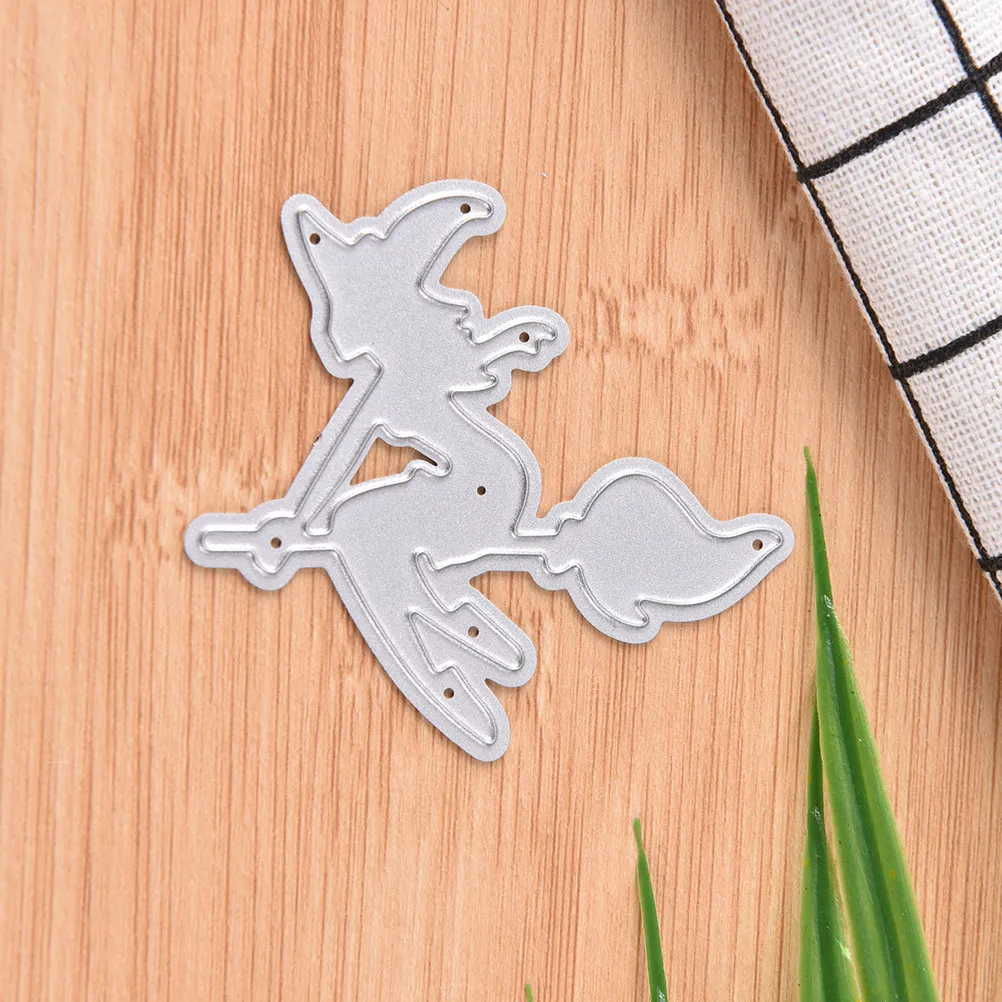 TPXCKz &quotсделай сам&quot Хэллоуин ведьмы металлический Трафаретный вырубной штамп