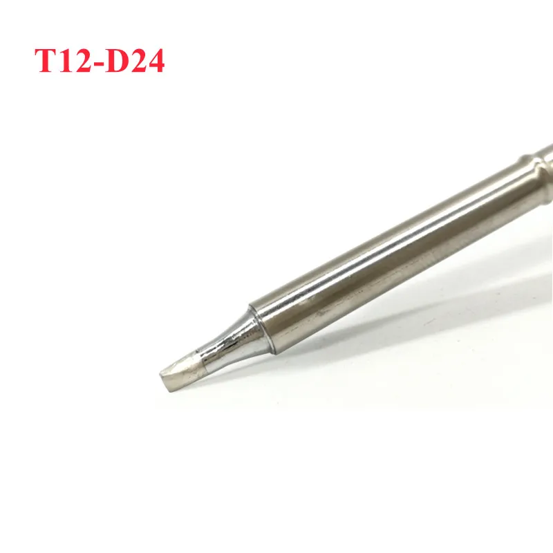 T12-D24 D52 Форма D Серия сварочный железные наконечники для FX9501/951/907 T12 ручка OLED и STC-LED T12 паяльная станция для фотоаппаратов моментальной печати 7s расплава олова