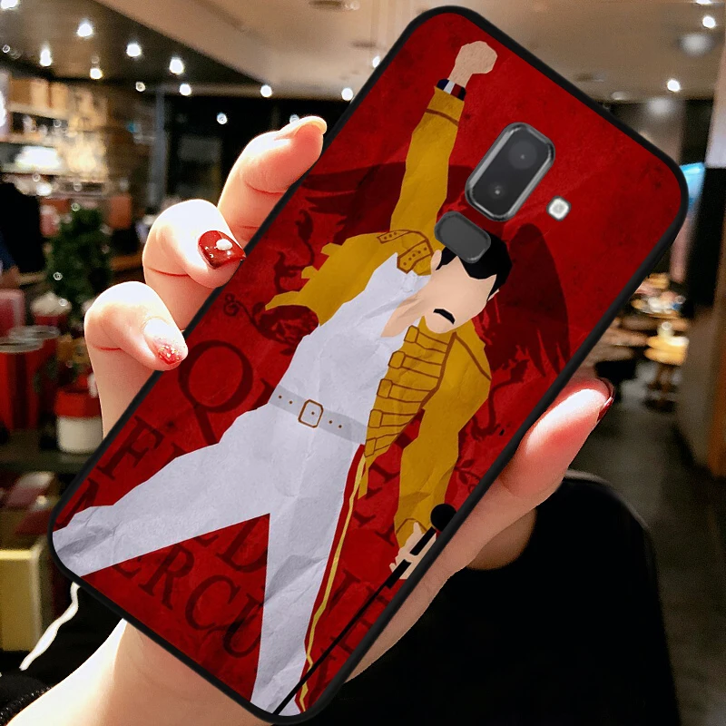 Мягкий чехол queen Freddie Mercury для samsung Galaxy J8 J7 Duo J6 J4 Plus Prime 2018 TPU силиконовый |
