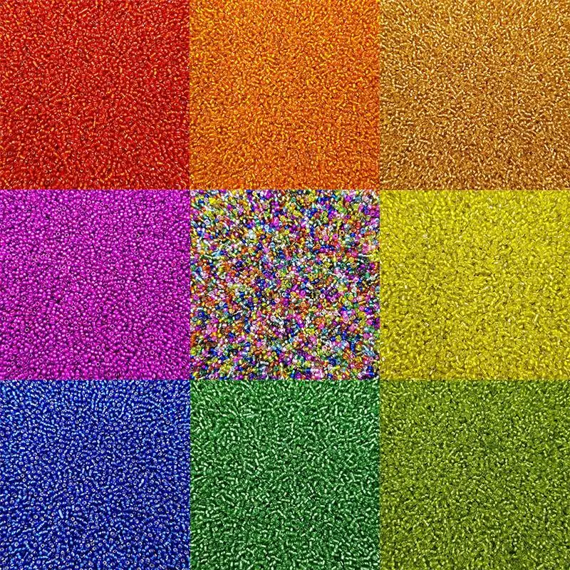 

1000PCS/Pack Glass Bead Loose Beads For DIY Bracelet Necklace Jewelry Making 15 Colors High-quality New