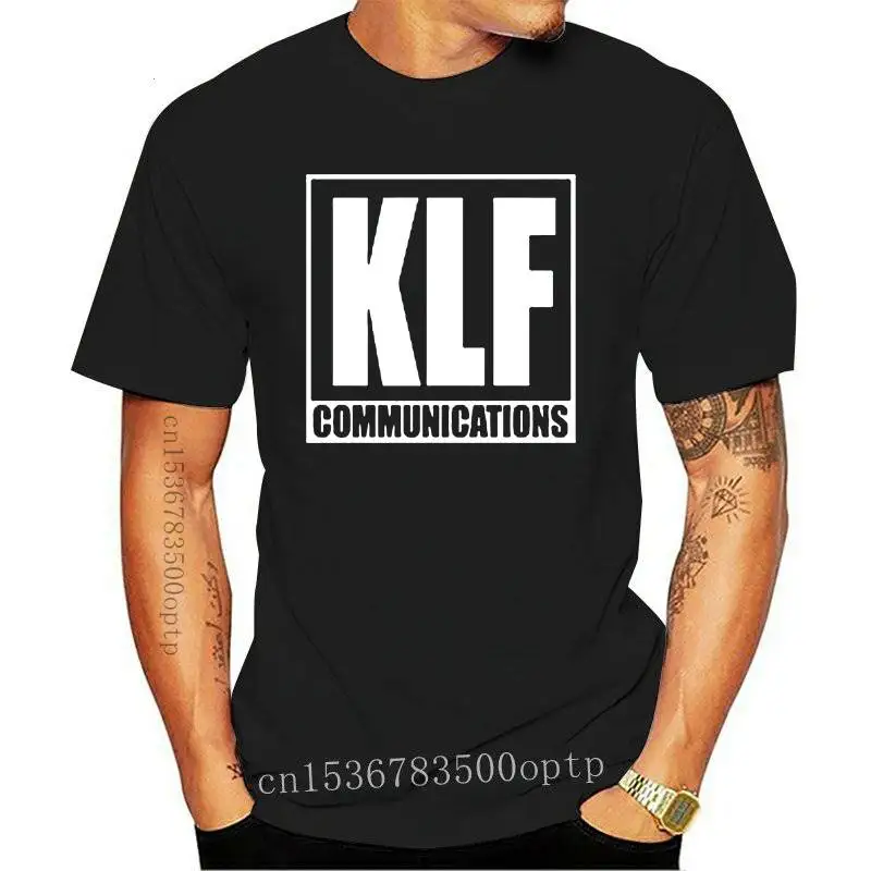 

New KLF Communications - Mens Album T-Shirt 90's Rave Acid House men summer cotton t-shirts 4XL 5XL EURO SIZE