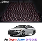 Кожаный коврик для багажника автомобиля Toyota Avalon 2019 2020, подкладка для груза, напольный коврик для багажника, ковер, автомобильные аксессуары