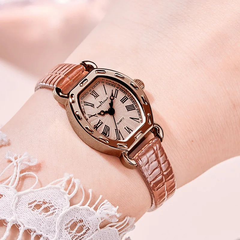 

Womans Watches Brand Luxury Fashion Ladies Square Casual Quartz Small Dial Delicate Watch Business Leather Wrist Relojes Mujer