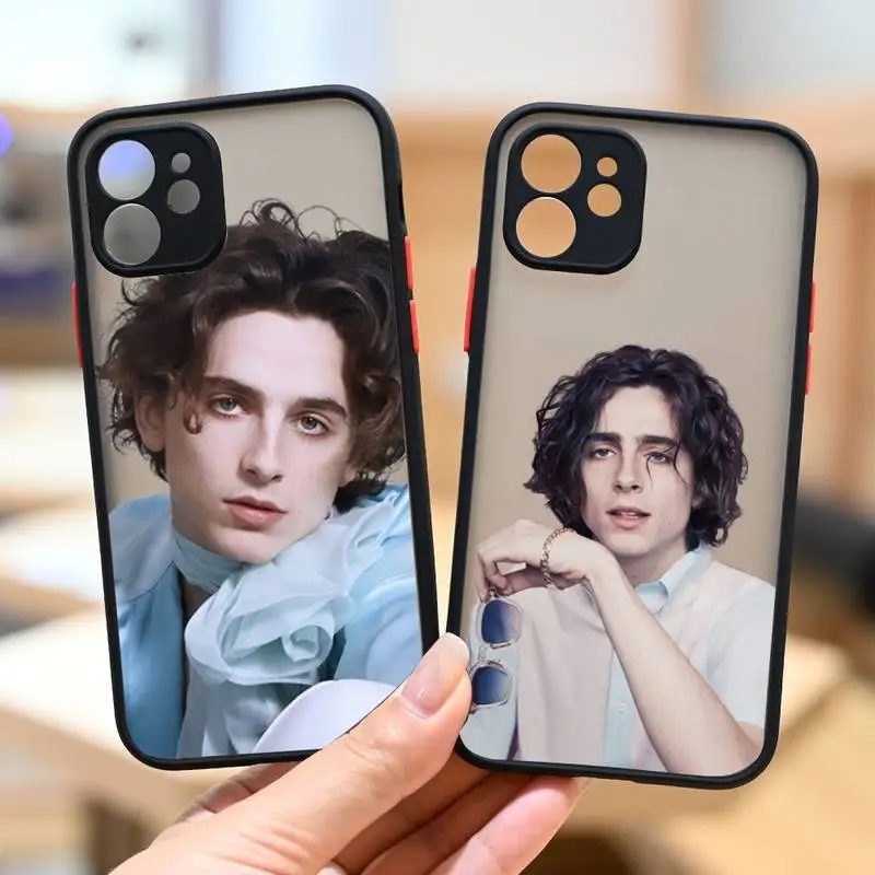 

Timothée Chalamet famous actor Phone Case matte transparent For iphone 7 8 11 12 13 plus mini x xs xr pro max cover