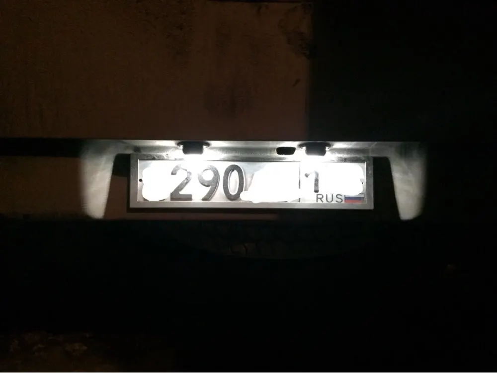 2 шт. 6 светодиодов номерной знак светильник лампа лампы для грузовика трейлер