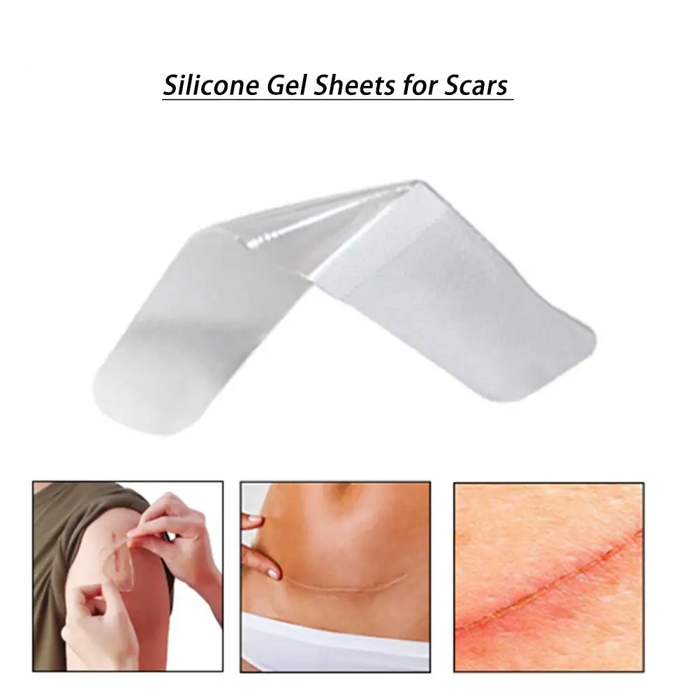 

Silicone Gel Sheets for Scars Single Sheet Scar Cover Medical Grade Scar Treatment Prevents Hypertrophic Scarring