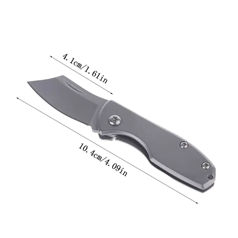 Портативный мини нож для фруктов улицы спасательный складной клинок охотничий