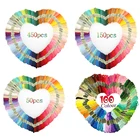 Нитки для вышивания крестиком, разноцветные, 50100150200250