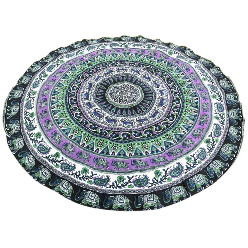 Модное многофункциональное пляжное полотенце в стиле бохо популярное хиппи