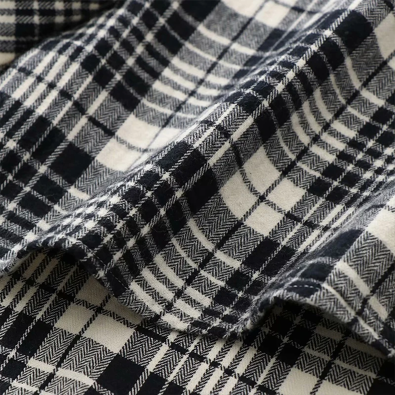 

Plaid Shirts Women Loose Blouses Long Sleeve Tops Checked Female Clothes Outwear Spring News