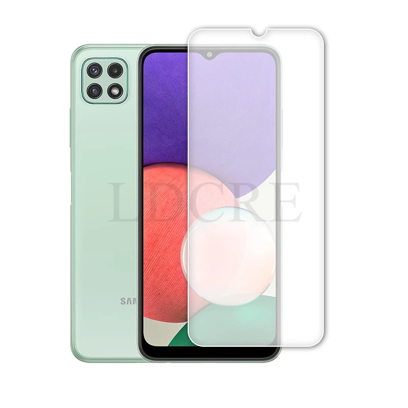 Cristal templado transparente para Samsung Galaxy A22 5G, pel&iacute;cula de lente de c&aacute;mara para Galaxy A22 A22 5G, 2 uds.-1