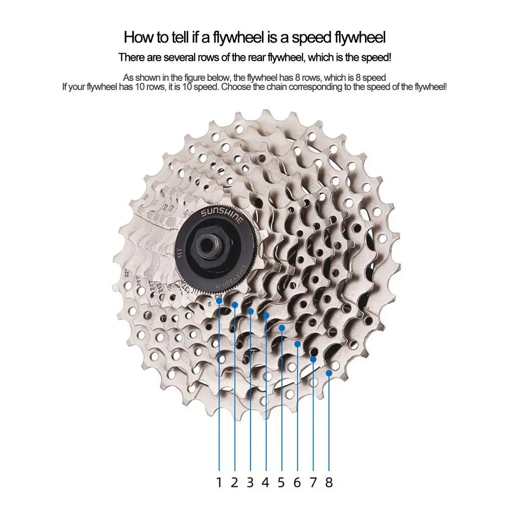 

Ultra-light Bicycle Chain 6 7 8 9 10 11 Speed Velocidade Titanium Plated TI Gold Silver Mountain Road Bike MTB Chains Part 116L