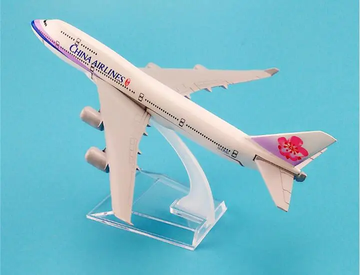 Самолет из металлического сплава 16 см модель самолета Боинг 747 400 авиакомпании China