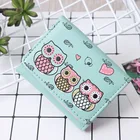 Маленький детский кошелек с милыми мультяшными животными, совами, новинка 2021, милый миниатюрный кошелек с совой для детей, кошелек для монет, кошелек, держатель для карт