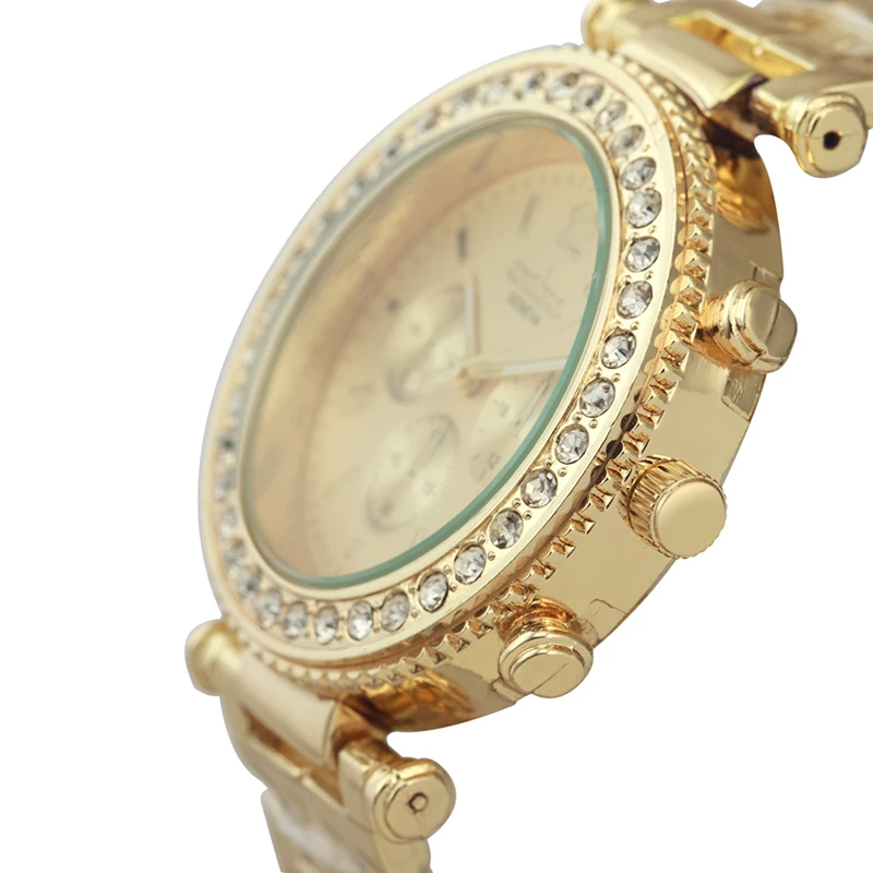 Женские кварцевые часы с браслетом из розового золота|Женские часы-браслеты| |