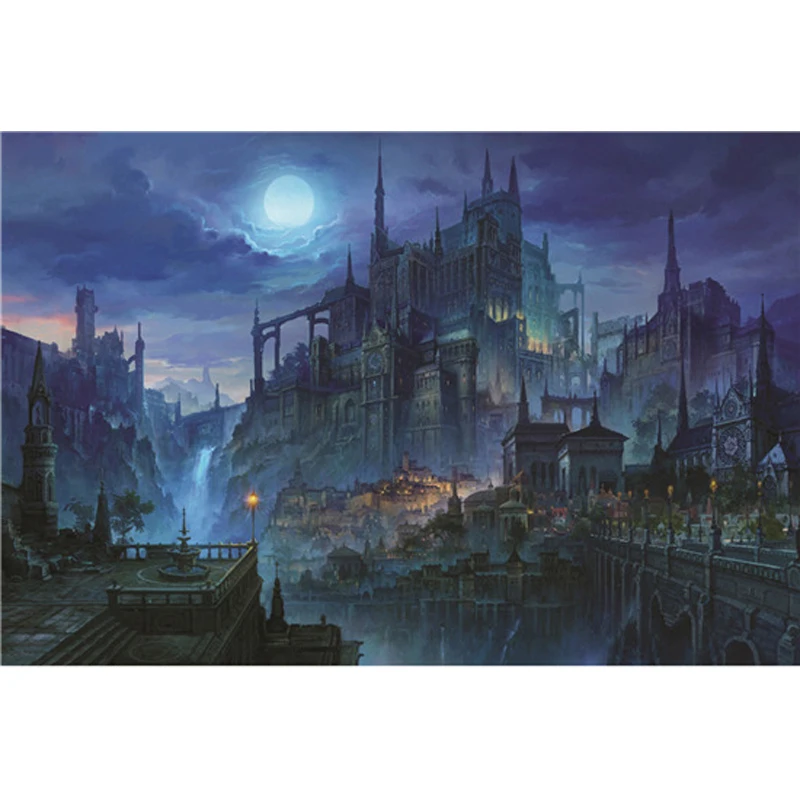 Волшебный Замок головоломки 1000 штук для взрослых Развивающие игры игрушки
