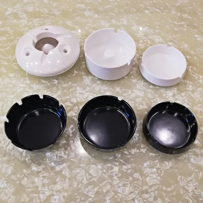 А5 меламиновая пепельница белая портативная Женская Большая Черная Квадратная