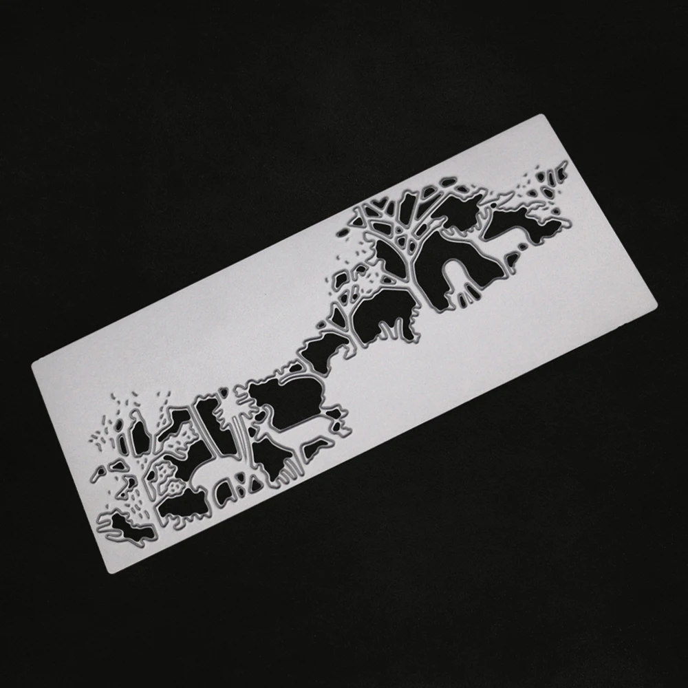 Новый олененок лес тиснение режущий пресс-форма инструмент-шаблон форма для