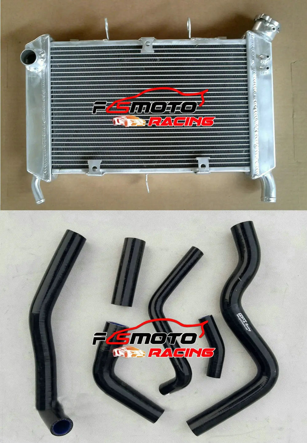 Трехрядный алюминиевый радиатор + силиконовый Hsoe для Yamaha FZ6 Fazer S2 FZ6R FZ600 FZ6N FZ6S RJ14 600CC