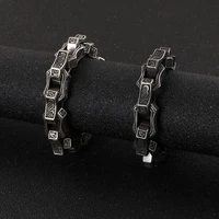outdoor edc retro totem punk stainless steel bracelet european and american personality mens titanium steel jewelry wholesale