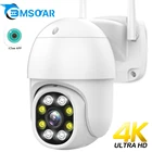 8MP 4K беспроводная IP камера 5MP уличная WIFI PTZ скоростная купольная камера iCSee 1080P 3MP HD автоматическое отслеживание видеонаблюдения CCTV