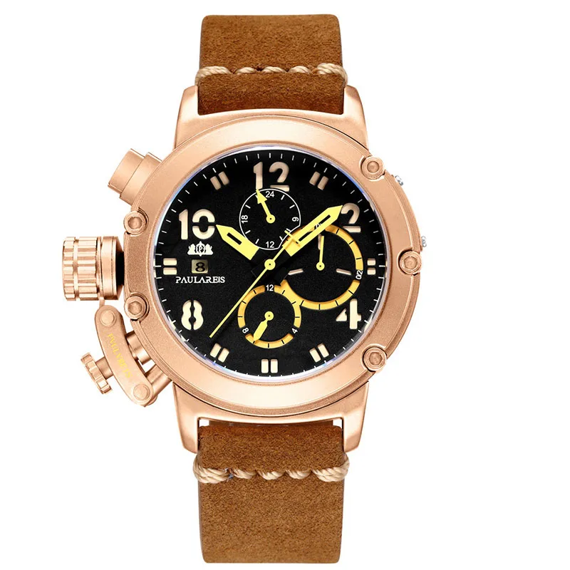 

Men's Mechanical Watch High-end Automatic Watch Luminous Self Winding Mens Watch Reloj Para Hombre Designer Watch 46mm Dial New