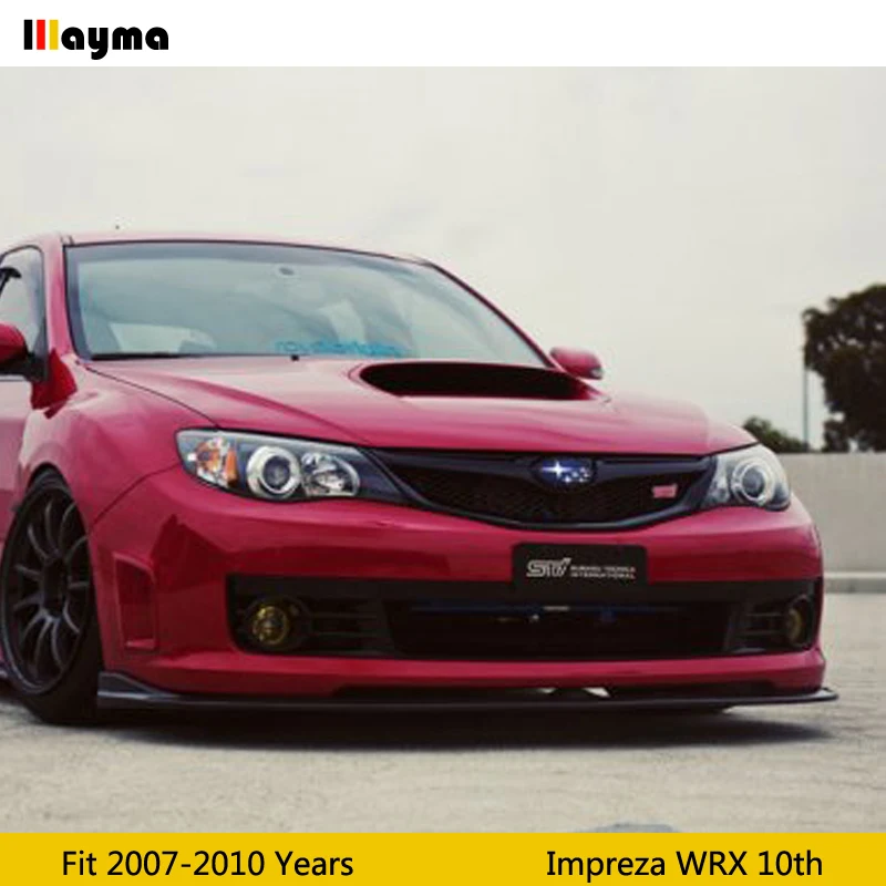 Передний бампер из углеродного волокна OEM для Subaru Impreza 10-2 5 R 2007 T WRX STI 2010- Стайлинг