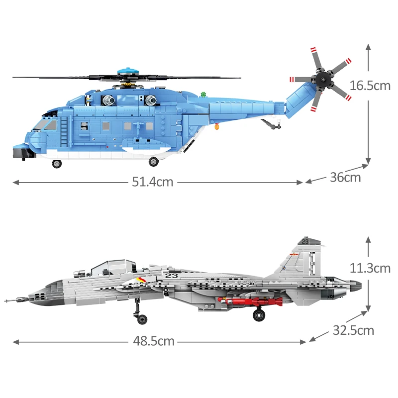 

New Military Z-18 Helicopter Model Building Blocks Fighter Army Navy Aircraft City Police Figures Bricks Toys For Kids
