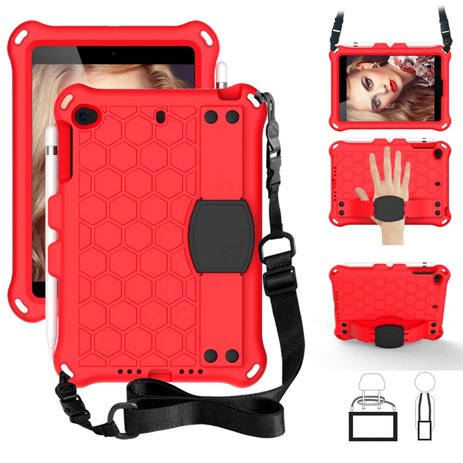 Чехол для iPad mini 1 2 3 4 5 7 9 дюймов ручной ударопрочный чехол EVA с полной ручкой Mini (2019)