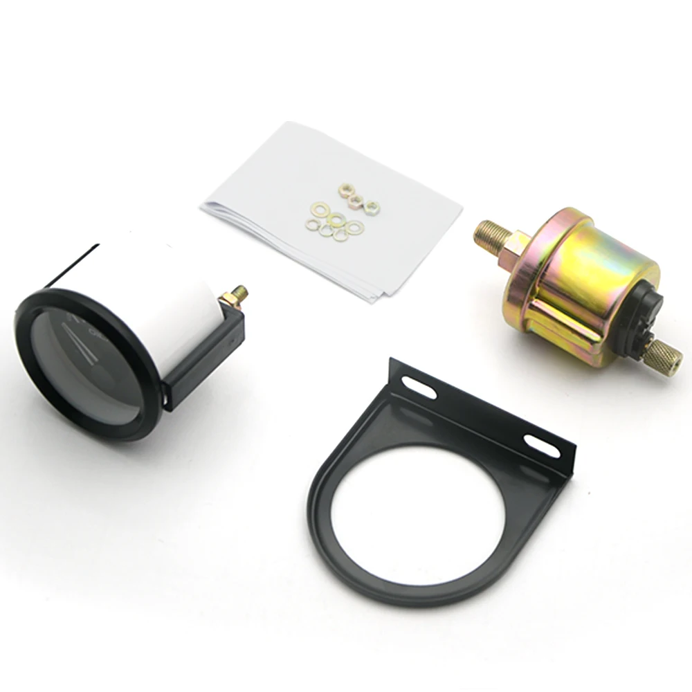 Универсальный автомобильный аналоговый манометр 2 дюйма 52 мм 0 100PSI