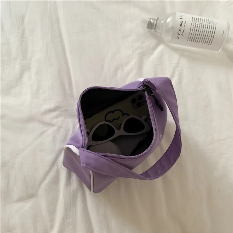 

Fashion Ladies Armpit Bag Nylon Handbag Small Shoulder Bags Women Baguette Purse Handbags