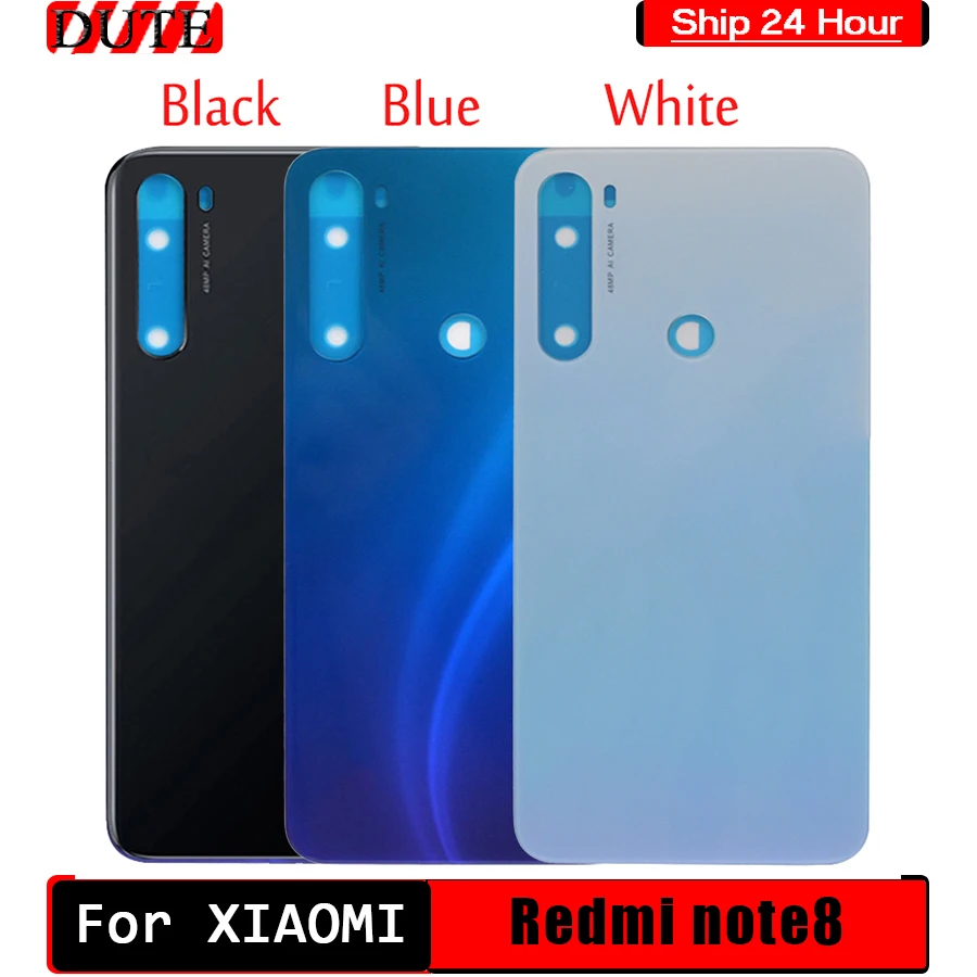 Чехол для аккумулятора Xiaomi Redmi Note 8 T Сменный из настоящего стекла задней панели note