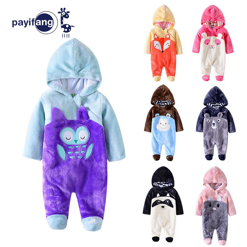FAYIFANG детский зимний комбинезон одежда с рисунком для новорожденных девочек и