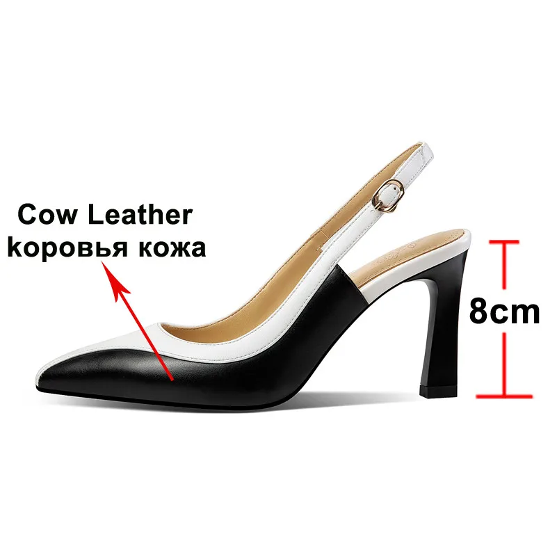Туфли лодочки женские из натуральной кожи на высоком каблуке 34 39|Женские туфли| |