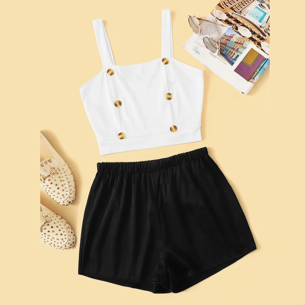 SAGACE повседневный Женский комплект 2 шт. 2019 одежды для сна сексуальные короткие