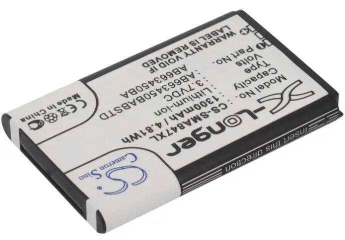 Кэмерон китайско 1300 мАч батарея для SAMSUNG регби II A847 III SGH A997 AB663450BA