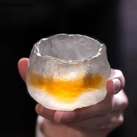 japanese style glass cup first snow cup glass kung fu cup master cup high end fruit wine cup tequila tequila