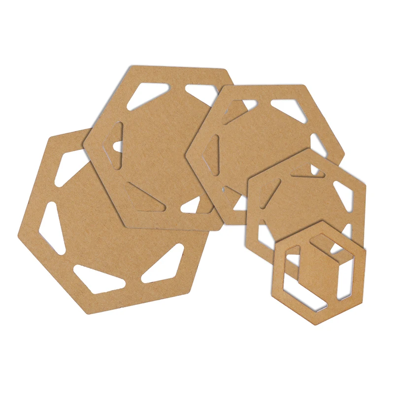 LMDZ 4 комплекта прозрачных акриловых аксессуаров ручной работы лоскутный шаблон