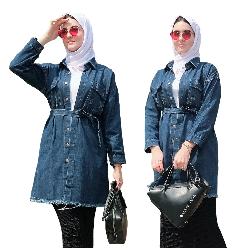 Модная женская джинсовая куртка длинное пальто парка свободная повседневная