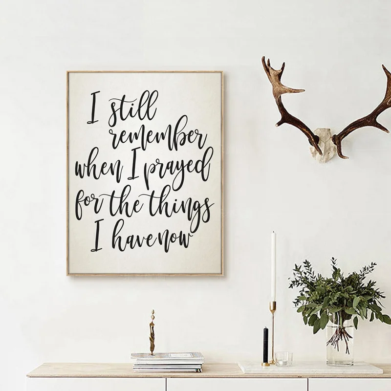 Картина на холсте Декор вдохновляющие цитаты принты черно-белая Настенная