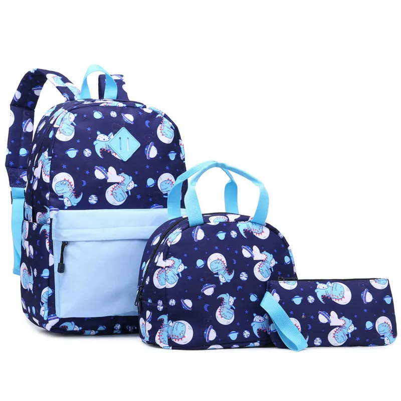 

Children School Bags Teenagers Girls Printing Rucksack school Backpacks 3pcs/Set Mochila kids travel backpack Cute shoulder bag