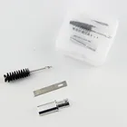 Набор лезвий и щетки для нагревателя IQOS 3,0 DUO, защита от фрагментов для Iqos 3,0, аксессуары для очистки