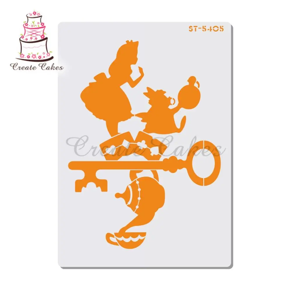 Маленькая принцесса трафарет для стен картина фотоальбом декоративное тиснение