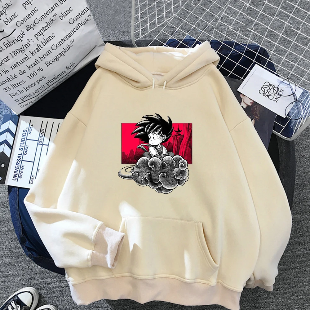 

Dragon Ball Men Hooded Sweatshirts Son Goku Super Saiyan New Hoodies Unisex Clothes Anime Manga Cartoons Kawaii Casual Male Tops