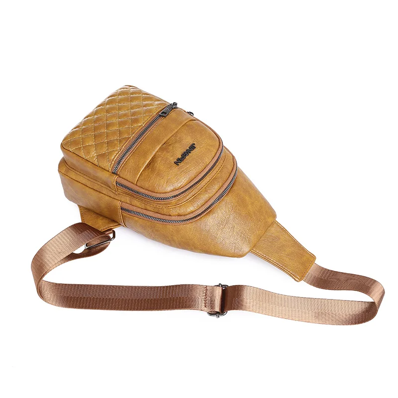 Сумка женская из экокожи саквояж кросс-боди в клетку Водонепроницаемый