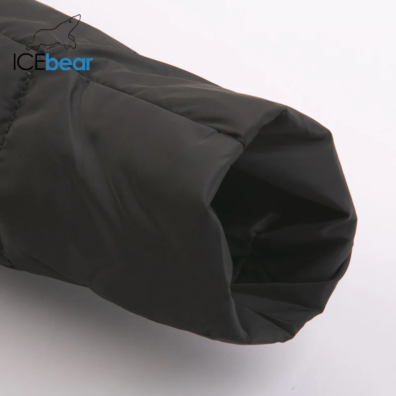 ICEbear зимний длинный женский пуховик модная теплая Женская куртка с капюшоном Брендовая женская одежда D4YY83017Y
