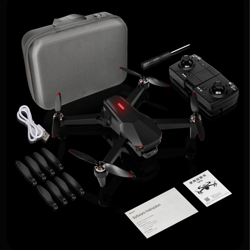 

S9 Drone 4K Profesional Quadcopter With Camera GPS Dron Brushless Motor Optical Flow Positioning Foldable Drones