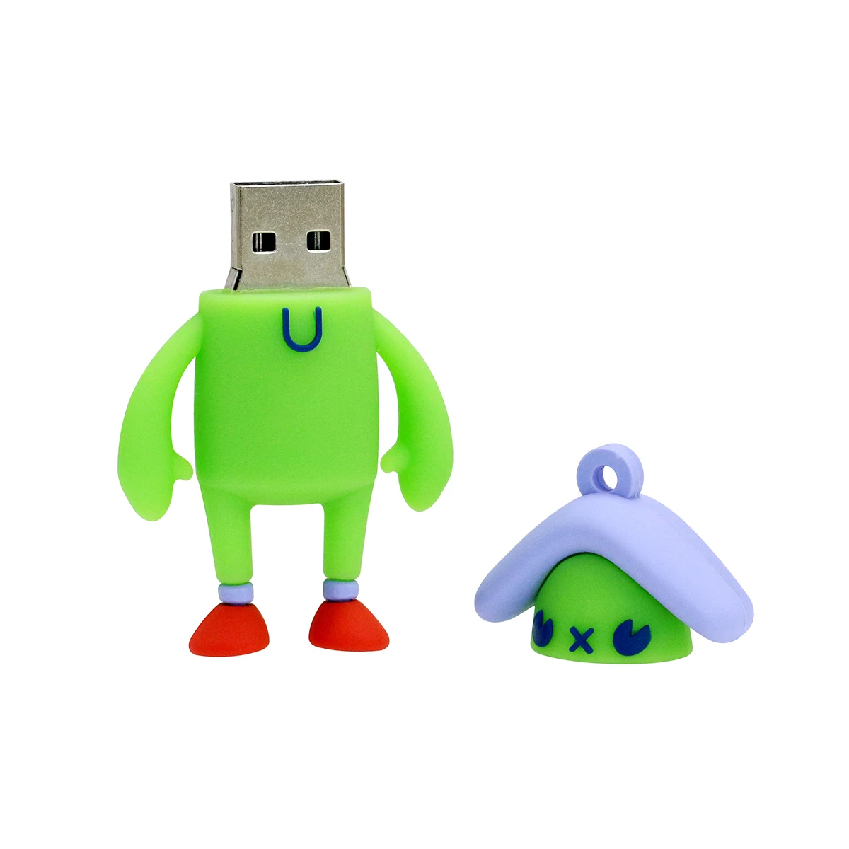 Силиконовый USB флеш накопитель 128 ГБ Blue Cactus Pendrive 8 16 32 64 Драйвер ручки 256 2.0 Memory Stick