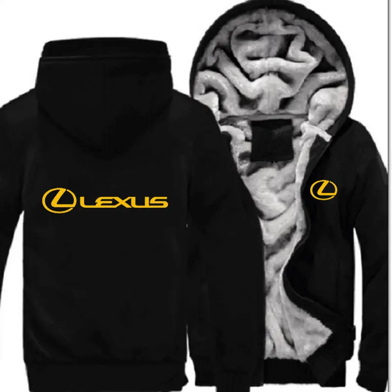 

NEW hot sale Winter Lexus custom Men Print Women Jacket Thicken Hoodie Coat Fleece Unisex Without Any Design Plus cashmere Swea