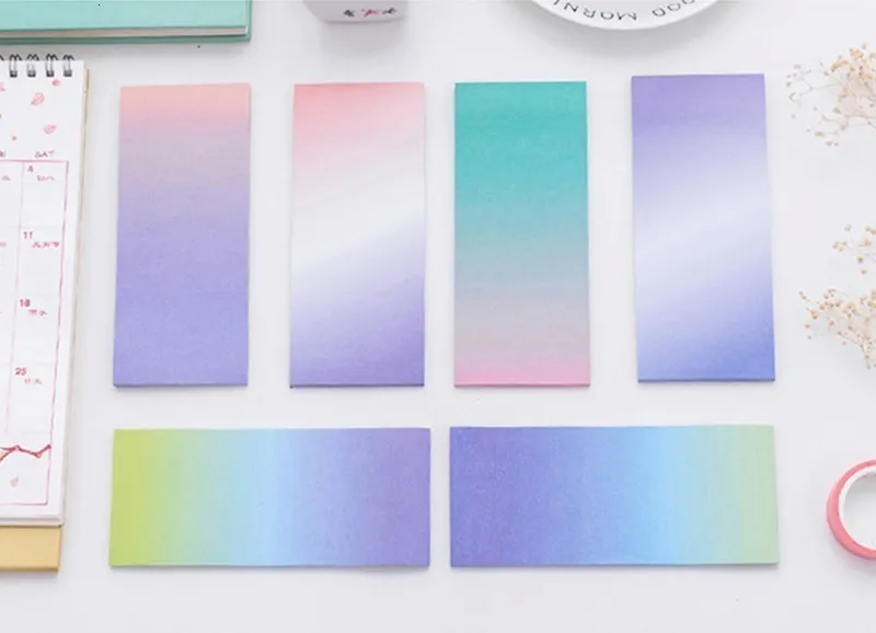 40 PCS/lot Office Decoration Sticky Notes Notebooks Cute Planner Stickers For Notes School Kawaii Stationery Supplies 02110